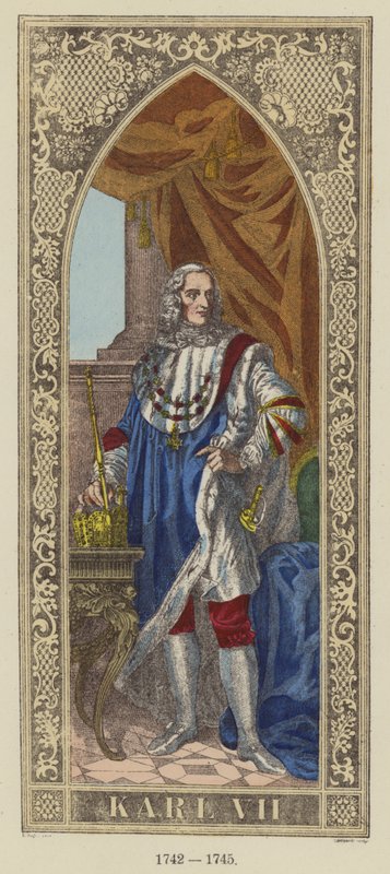 カールVII、1742-1745 作： ドイツ語学校