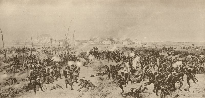 1870年12月の仏プロイセン戦争、ロニーのハンザ同盟軍 作： ドイツ語学校