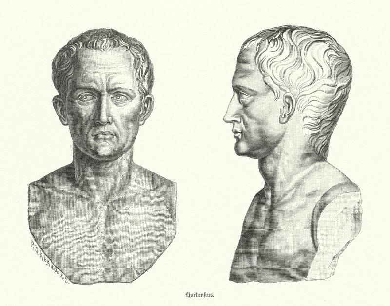 クイントゥス・ホルテンシウス（ローマの政治家・雄弁家）（彫刻作品 作： ドイツ語学校