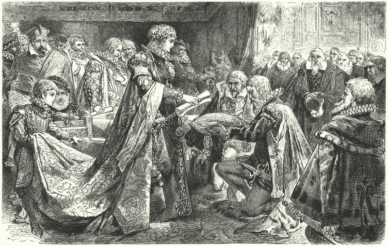 1559年、スペインオランダ総督、パルママーガレットの前のオランダ貴族 作： ドイツ語学校