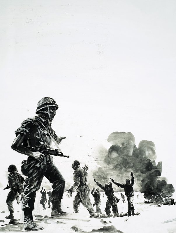移動するイスラエル軍 作： グラハム・コトン