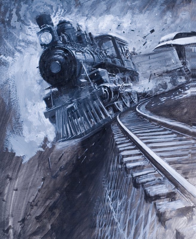 アメリカ南部鉄道事故 作： グラハム・コトン
