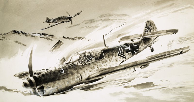 正体不明のドイツ軍機 作： グラハム・コトン