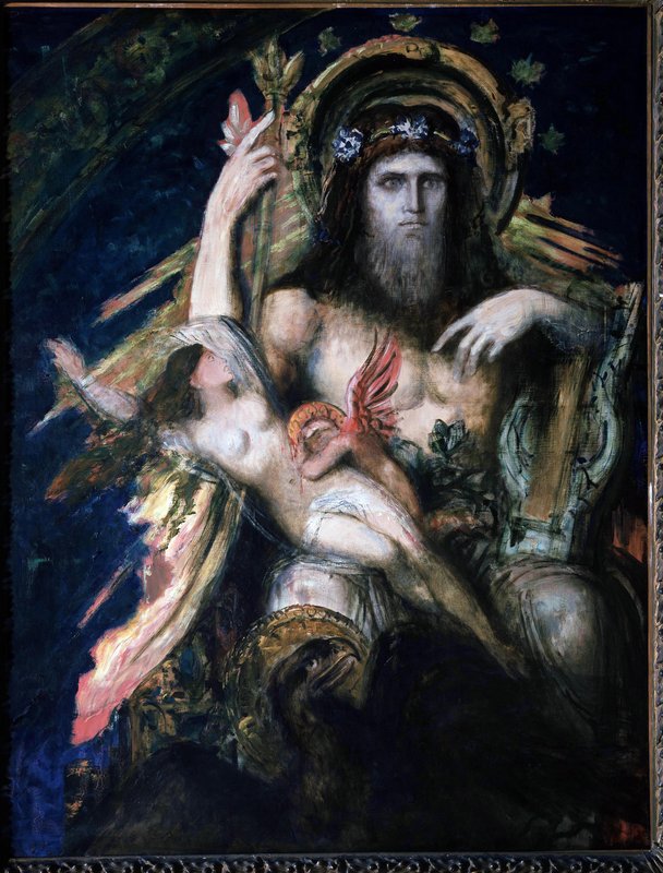 ギュスターブ・モロー「ジュピターとセメレー」ポスター Gustave_Moreau_-_Jupiter_(Zeus