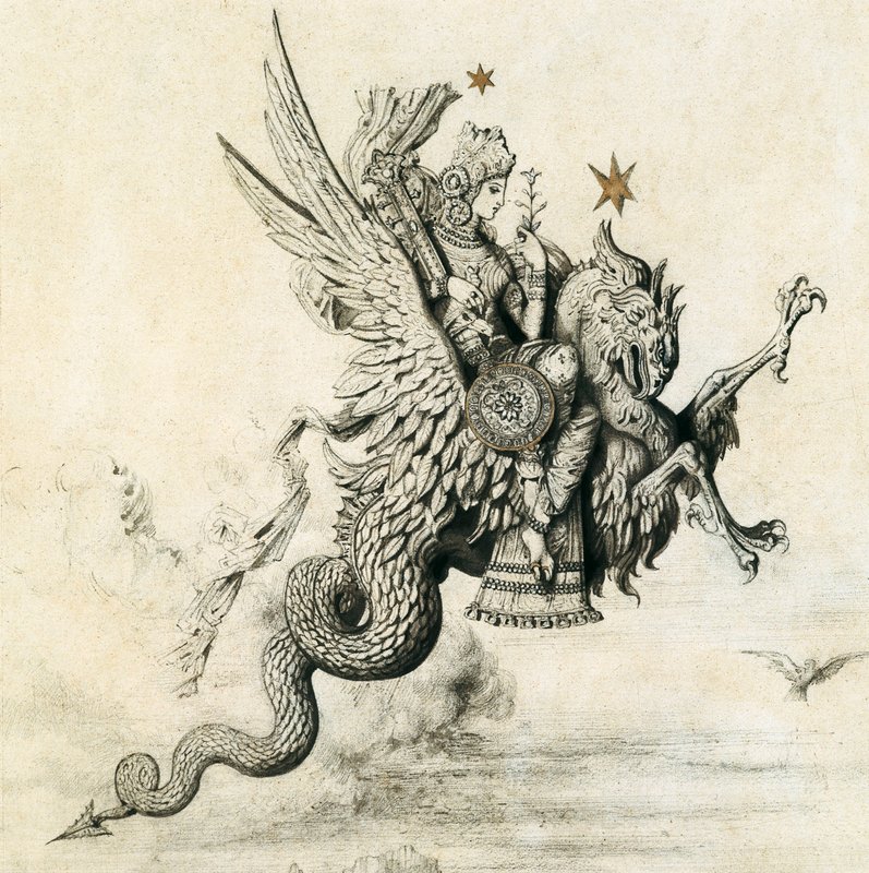 ギュスターブモロー「ゼウスとエウロパ」複製画 Gustave_Moreau_-_The_Peri_-_(