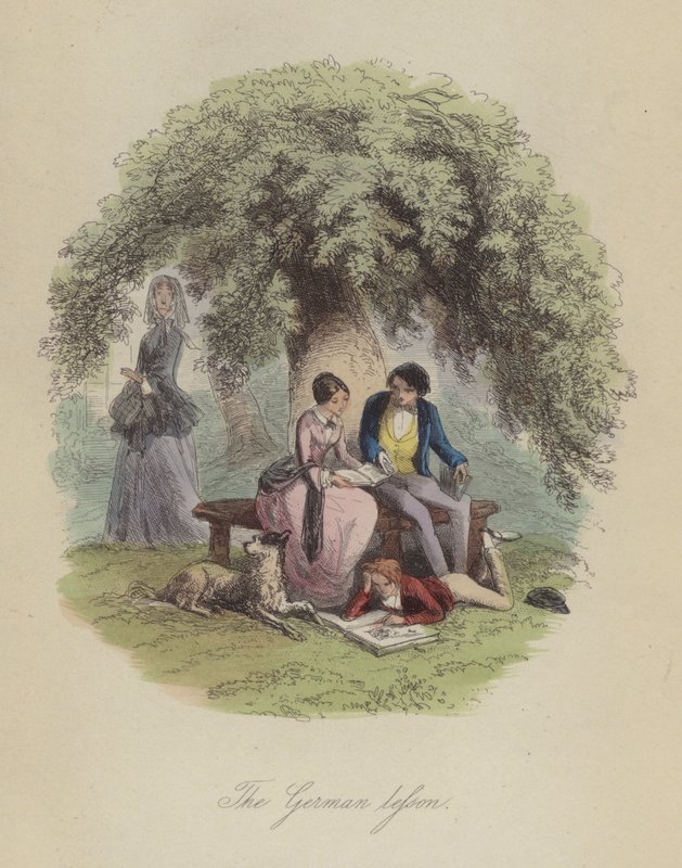 フランク・E・スメドレー著『Lewis Arundel or The Railroad of Life』の挿絵（彩色済み彫刻）。 作： ハブロナイトブラウンの後