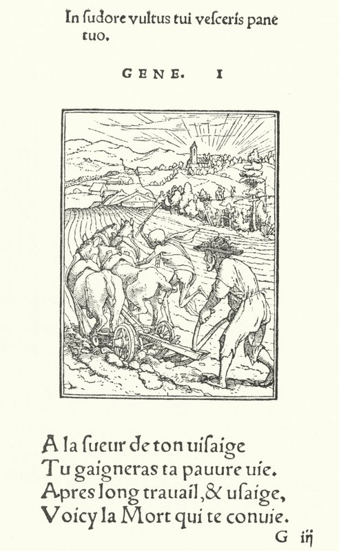 The Ploughman, or Farmer (e.g. The Ploughman, or Farmer) (彫刻) 作： ハンス（後）ホルバイン・ザ・ヤンガー