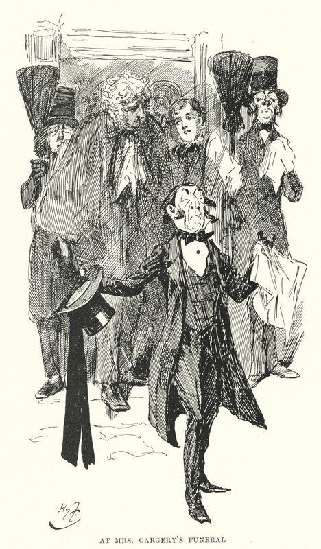 チャールズ・ディケンズの「Great Expectations」のイラスト（リトグラフ）。 作： ハリー・ファーニス