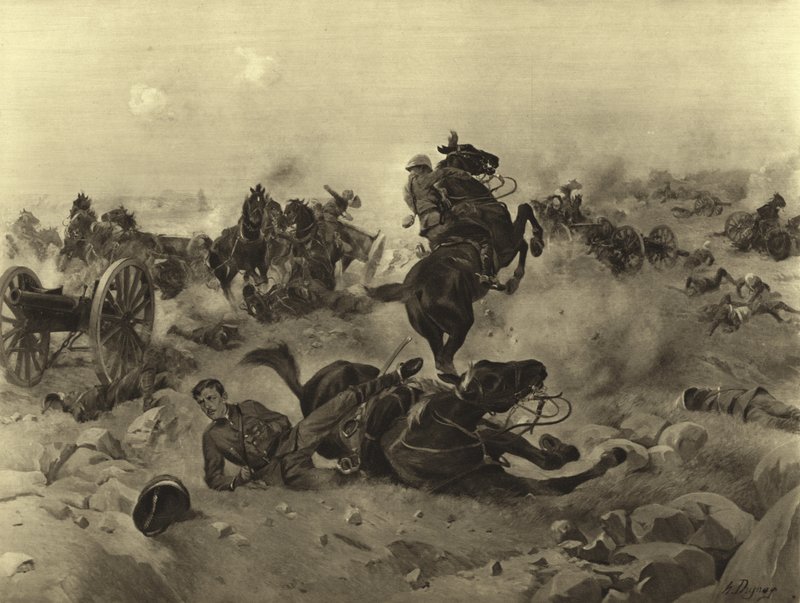1899年のコレンソの戦い（グラビア） 作： アンリ・ルイス・デュプレー
