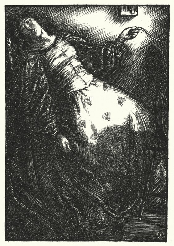 マシュー・アーノルドの詩。The Forsaken Merman」（版画 作： ヘンリー・オスポバット