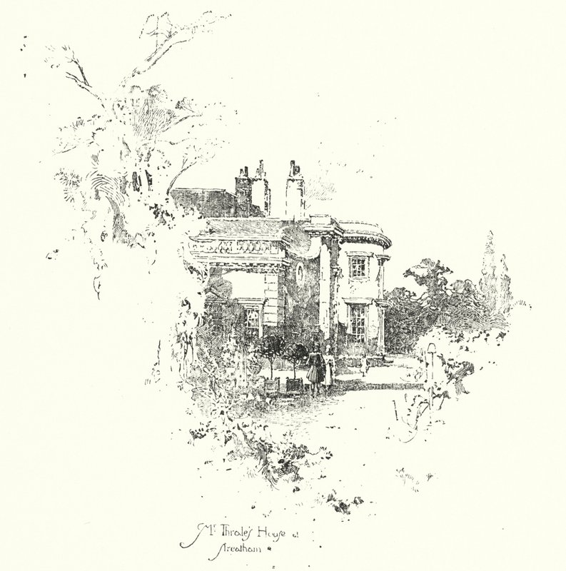 Mrs Thrales House, Streatham (litho) 作： ハーバート（後）レイルトン