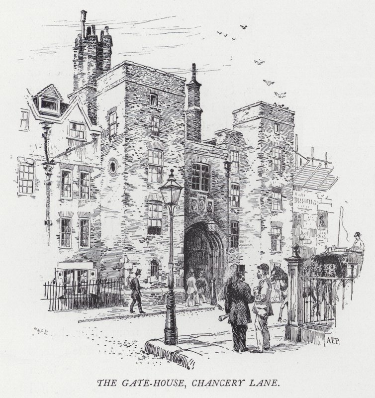 The Gate-House, Chancery Lane (Englanding) 作： ハーバート（後）レイルトン