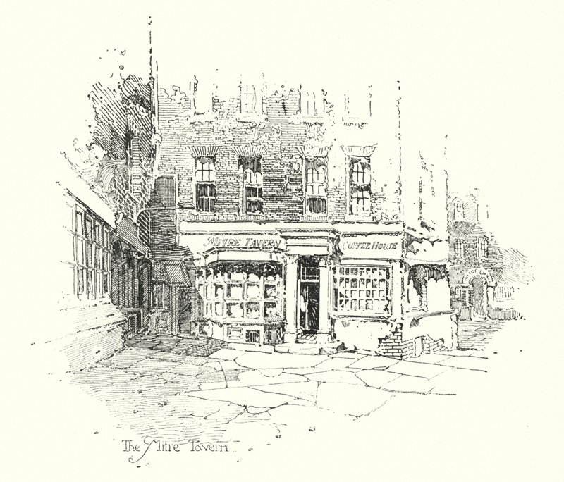 The Mitre Tavern, London (litho) 作： ハーバート（後）レイルトン