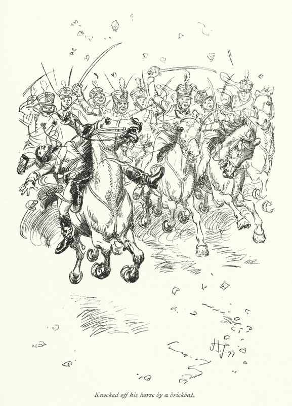 ジェーン・オースティンの「ノーサンガー・アビー」のイラスト（リトグラフ 作： ヒュー・トムソン