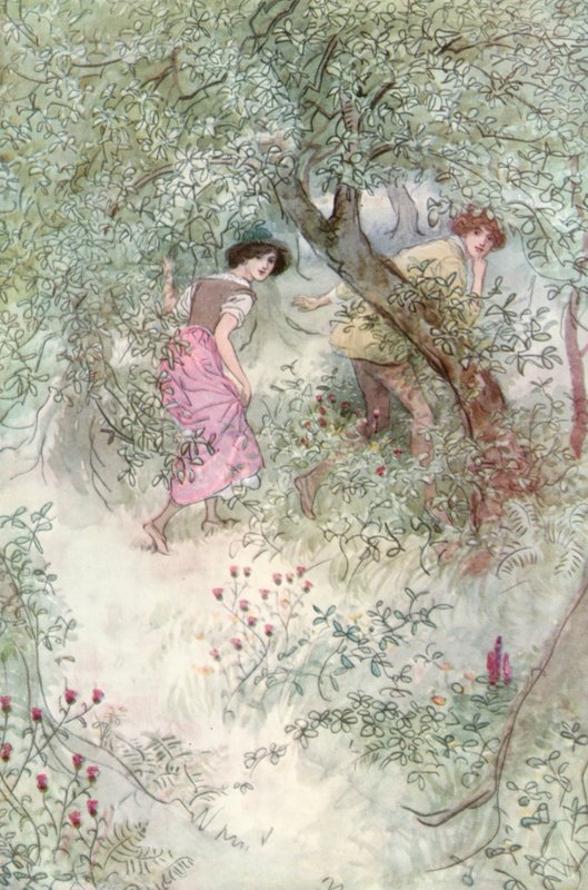 シェイクスピアのイラスト「好きなように」 作： ヒュー・トムソン
