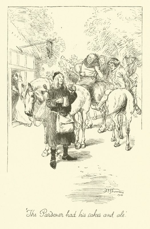 The Pardoner（リトグラフ 作： ヒュー・トムソン