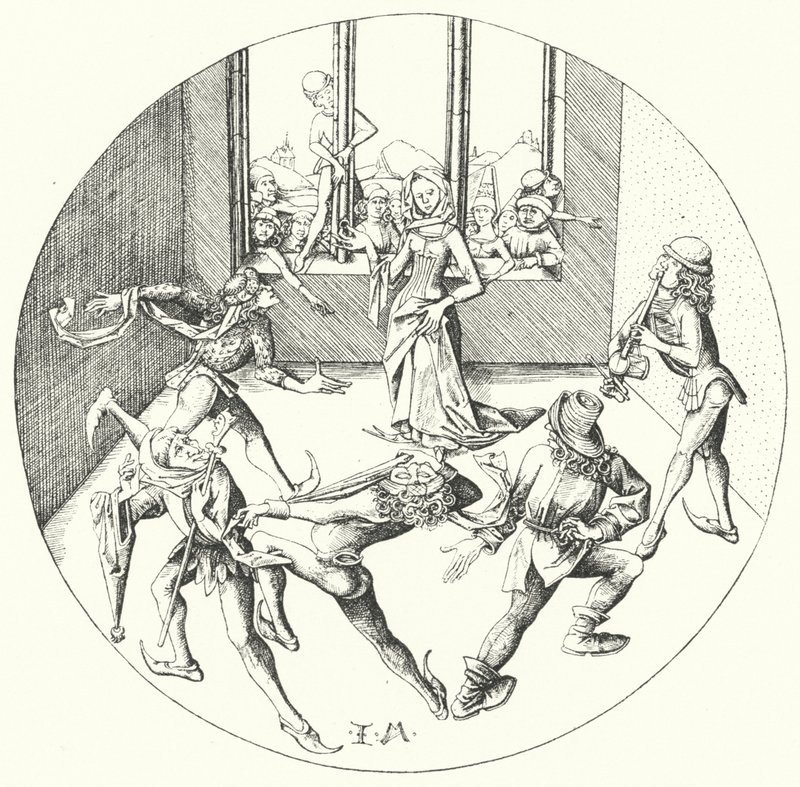 The Dance around the Ring (彫刻) 作： Israhel van the Elder Meckenem