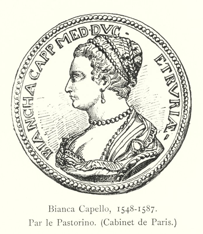 ビアンカカペッロ、1548年〜1587年、パリルパストリーノ、内閣パリ 作： イタリア語学校