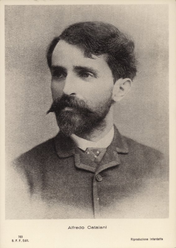アルフレド・カタラーニ、イタリアのオペラ作曲家（1854-1893） 作： イタリアの写真家