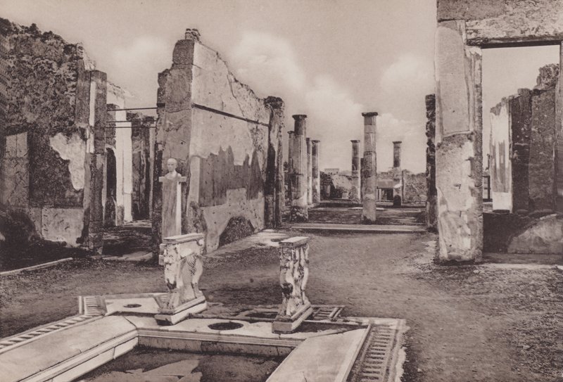 コーネリアス・ルーファスの家」（モノクロ写真） Casa Di Cornelio Rufo 作： イタリアの写真家