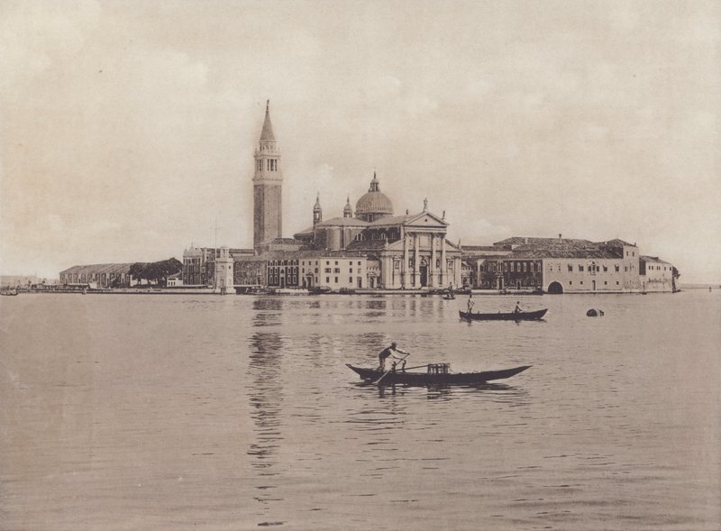 Isola S Giorgio（モノクロ写真 作： イタリアの写真家