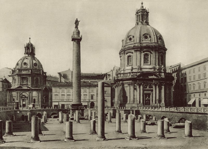 トラヤヌスフォーラム 作： イタリアの写真家