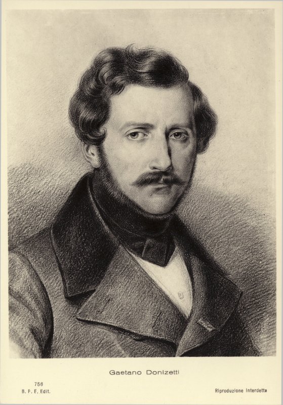 ガエターノ・ドニゼッティ、イタリアの作曲家（1797-1848） 作： イタリア語学校