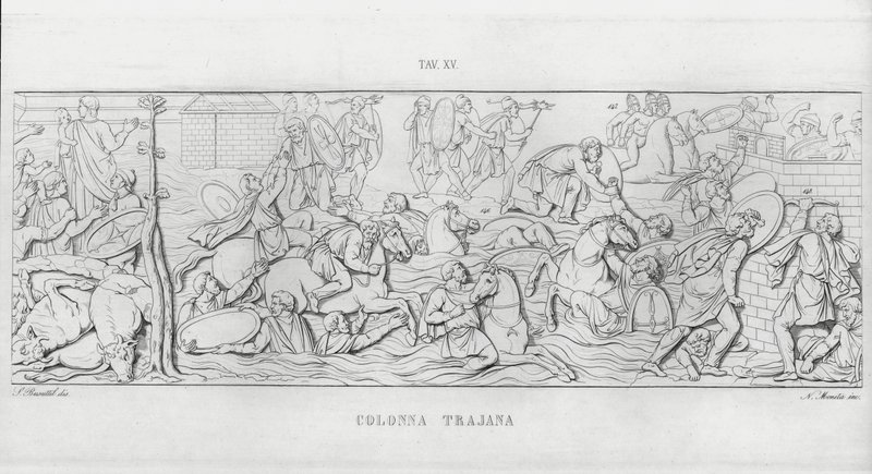 トラヤヌスの列柱」（彫刻作品 作： イタリア語学校