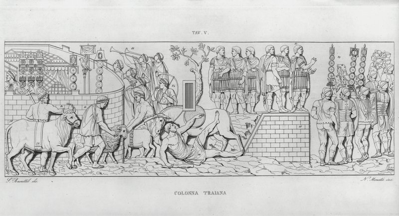 La Colonna Trajana、Trajan？Sコラム 作： イタリア語学校