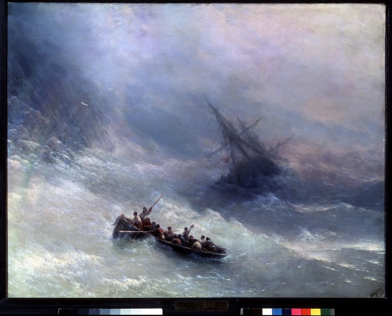 船と風景の絵画 Ivan_Konstantinovich_Aivazovsk