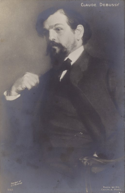 クロード・ドビュッシー、フランスの作曲家（1862-1918） 作： ジャック・エミール・ブランシュ