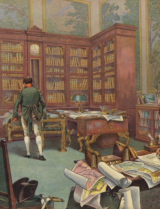 ナポレオンボナパルトの調査での地図のコンサルティング 作： Jacques Marie Gaston Onfray de Breville（仕事）