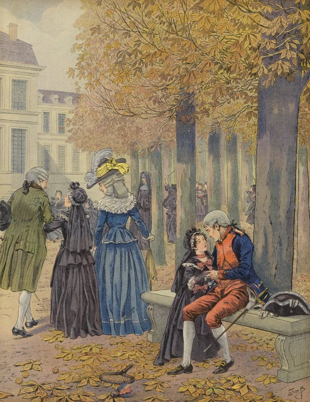 ナポレオンと彼の妹エリサ 作： Jacques Marie Gaston Onfray de Breville（仕事）