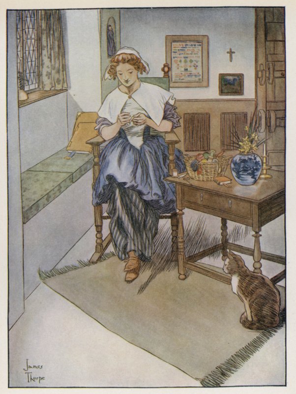 Izaak Walton による The Compleat Angler のイラスト 作： ジェームス・ソープ