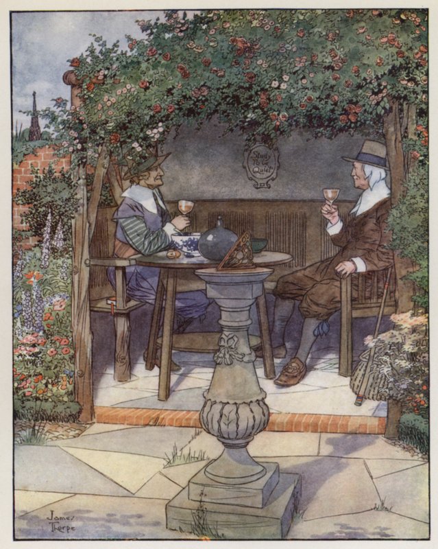 Izaak Walton による The Compleat Angler のイラスト 作： ジェームス・ソープ