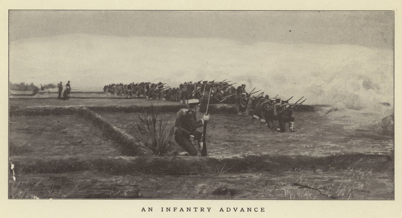 歩兵の前進 作： 日本の写真家