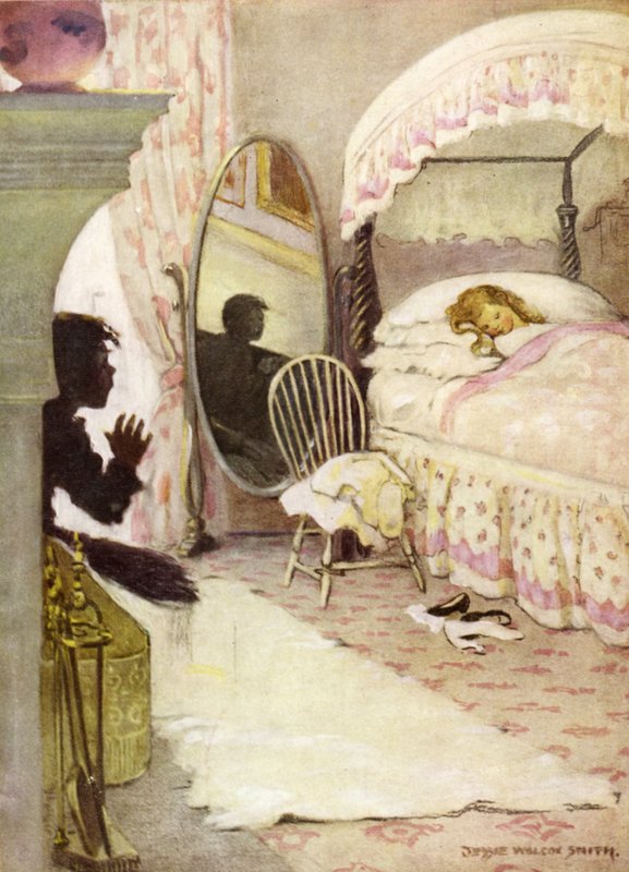 Charles Kingsley による The Water Babies のイラスト (カラー リソ) 作： ジェシー・ウィルコックス・スミス