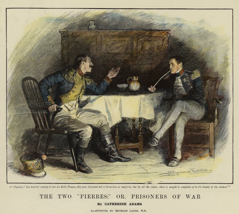 2つのピエール;または、Prisoners of War（chromolitho） 作： ジョン・シーモア・ルーカス