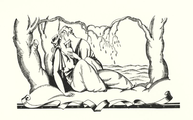 バイロン卿によるドン・ファンのイラスト (litho) 作： ジョン・オースティン
