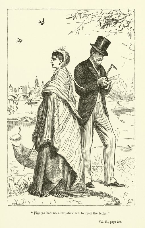 Anthony TrollopeによるPhineas Finnのイラスト 作： ジョン・エバレット・ミレー