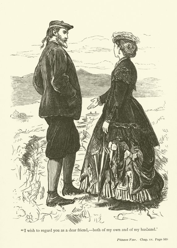 Anthony TrollopeによるPhineas Finnのイラスト 作： ジョン・エバレット・ミレー