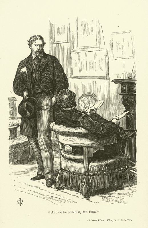 Anthony TrollopeによるPhineas Finnのイラスト 作： ジョン・エバレット・ミレー