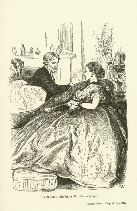 Anthony TrollopeによるPhineas Finnのイラスト 作： ジョン・エバレット・ミレー
