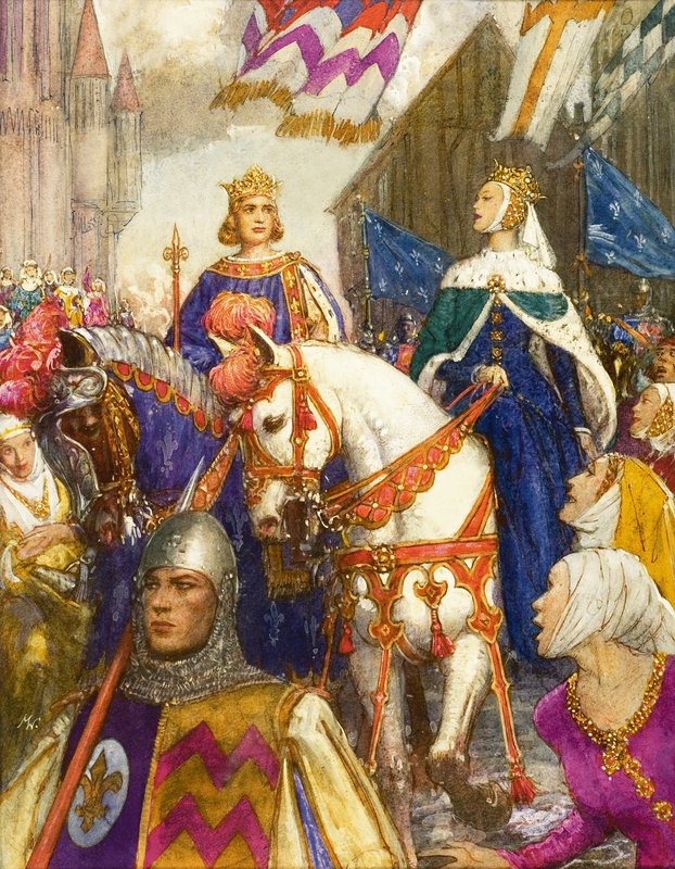 フランスの素晴らしい物語逮捕されたローマ法王 作： ジョン・ミラー・ワッツ