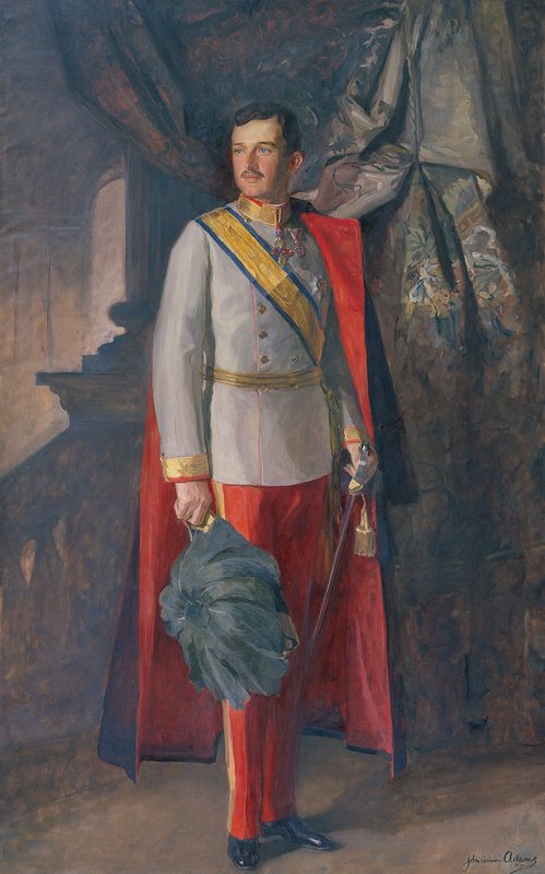 3154 外国切手【珍品・アンティーク 】1917年 オーストリア国王カール1世 John_Quincy_Adams_-