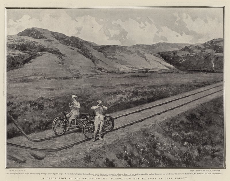 ケープコロニーの鉄道を巡回する予防措置はもはや不要 作： ジョセフ・ナッシュ