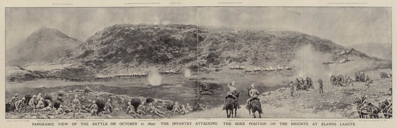 1899年10月21日の戦いのパノラマビュー 作： ジョセフ・ナッシュ