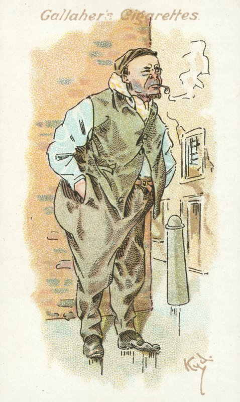 雑草の投票者たち 第7号（カラーリトグラフ） 作： ジョセフ・クレイトン (1856-1937) クラーク