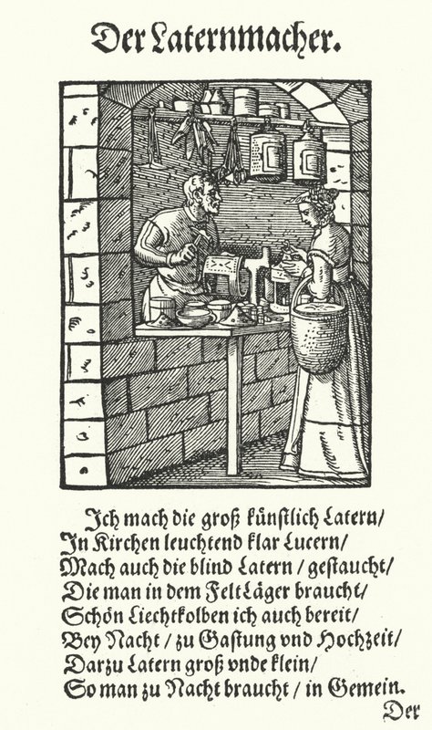 The Lantern Maker（彫刻 作： ジョスト（後）アンマン