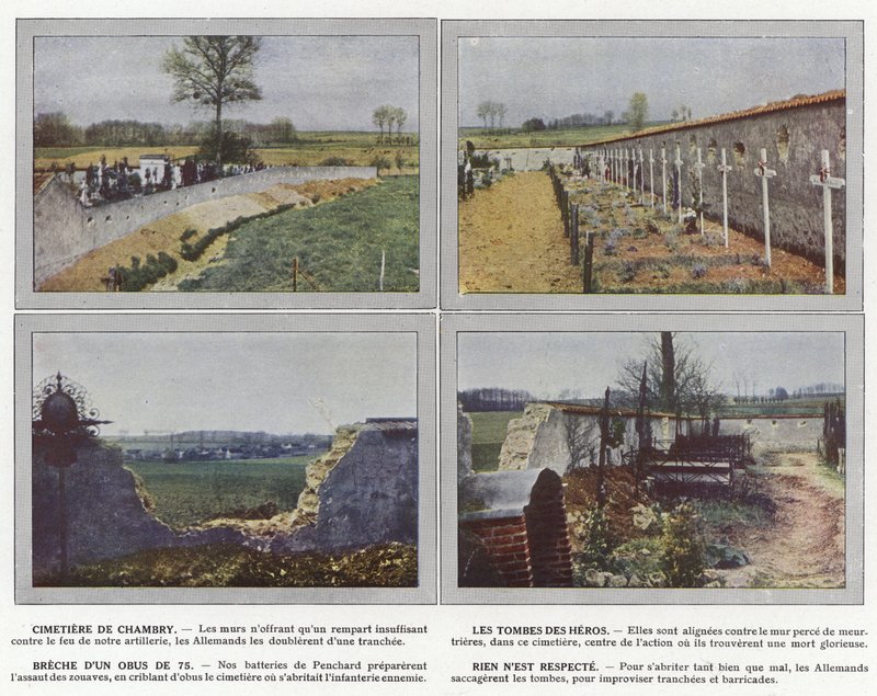 Cimetiere de Chambry、Les Tombes des Heros、Breche D&39;Un 75 shell、Nothing Is Respected 作： ジュール・ジェルヴェ・コートテルモント